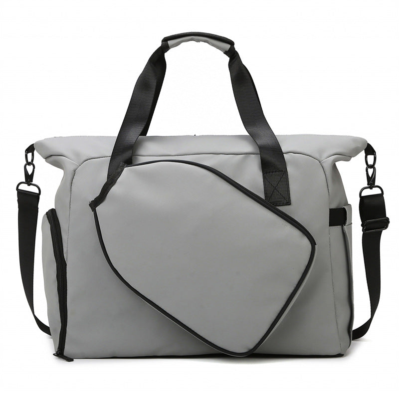 Pickleball bag with a separate shoe compartment