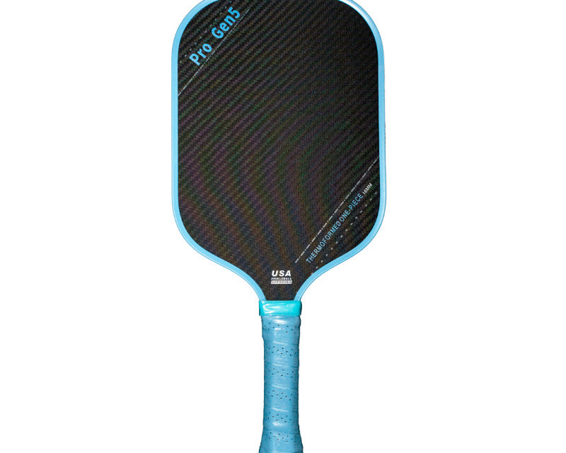 Blue kevlar pickleball paddle Pro Gen5 in front view