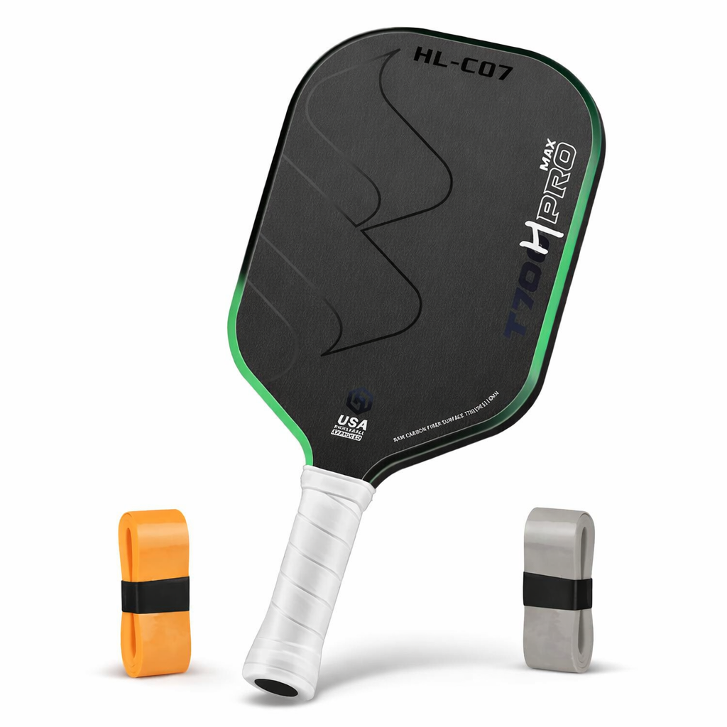 HL-C07 16mm carbon fiber pickleball paddle with lightweight durable surface for superior spin and crisp responsive feel