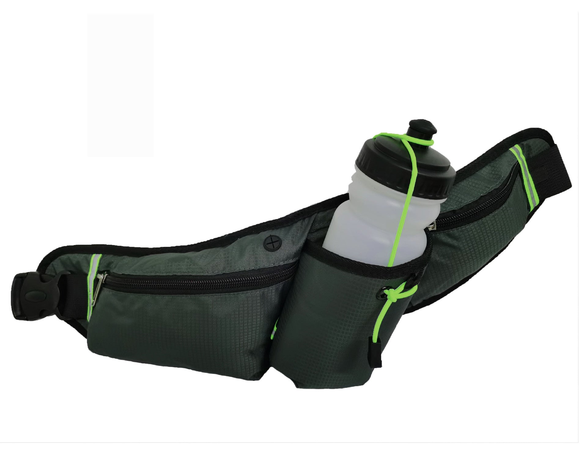 Dark gray pickleball crossbody bag with multiple pockets and durable nylon construction