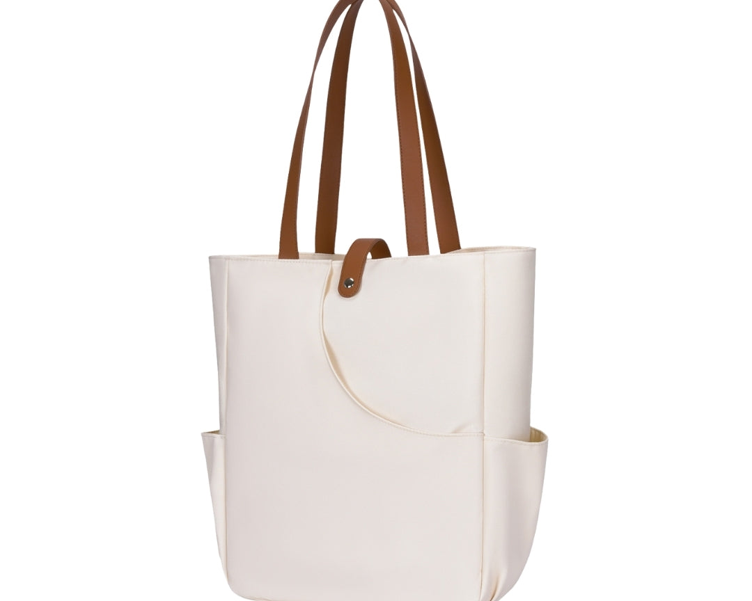 Large pickleball bag open showing spacious main compartment, dedicated paddle section and accessory pockets for complete gear management