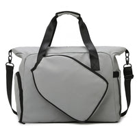 Pickleball bag with a separate shoe compartment