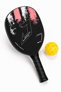Aero Curve oval pickleball paddle – 16mm, red – view 4