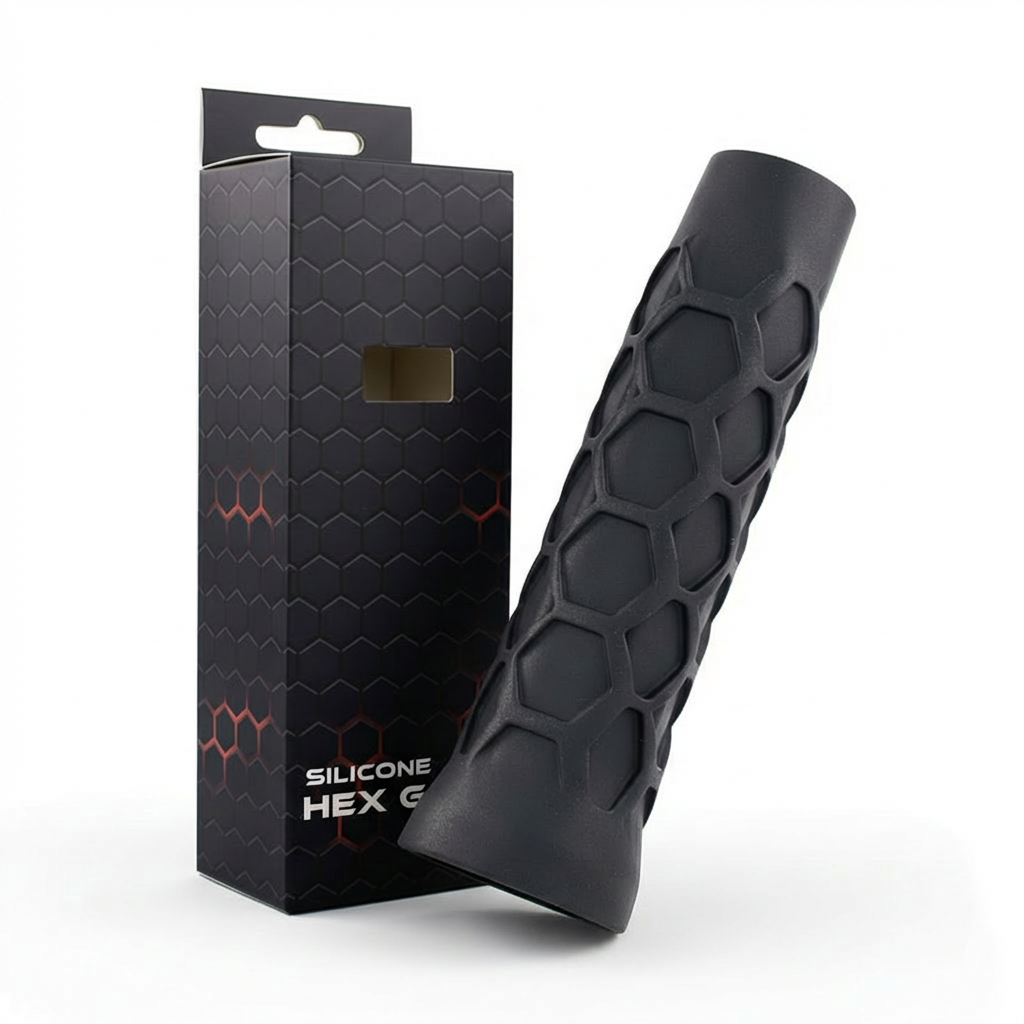 Black pickleball paddle grip protection for superior hand control and sweat absorption