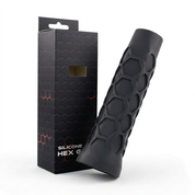Black pickleball paddle grip protection for superior hand control and sweat absorption