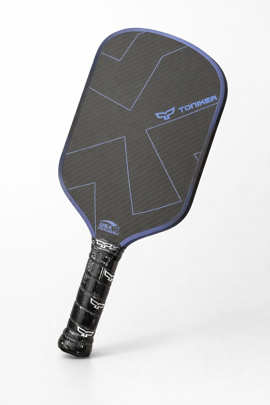 Kevlar pickleball paddle blue color full view PickleballDoor