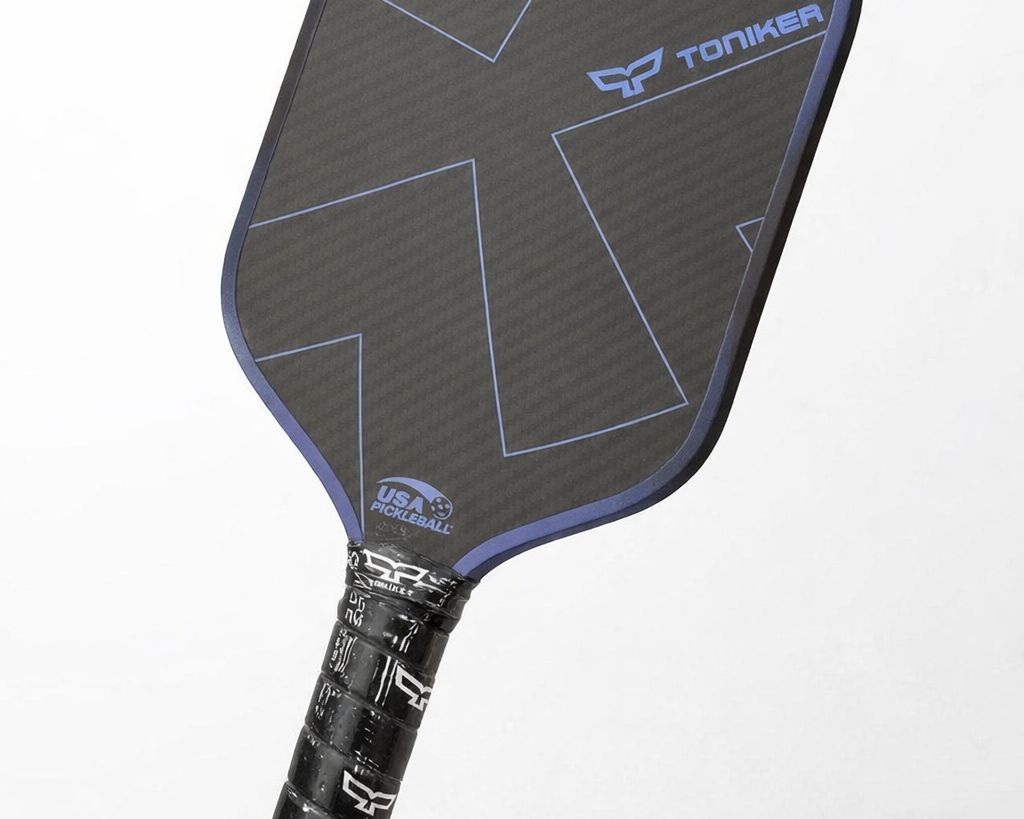 Kevlar pickleball paddle blue color full view PickleballDoor