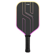 Carbon fiber pickleball paddle purple – T700 16mm front view