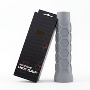 Grey pickleball paddle grip protection for enhanced comfort and durability