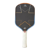 PickleballDoor kevlar paddle white color perforated grip handle
