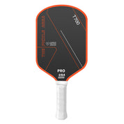 orange pickleball paddle with high-visibility color and professional performance