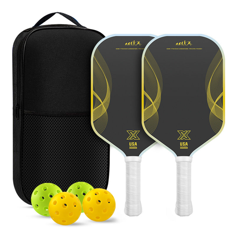 Pickleball fiberglass paddle grip handle close-up cushion comfort