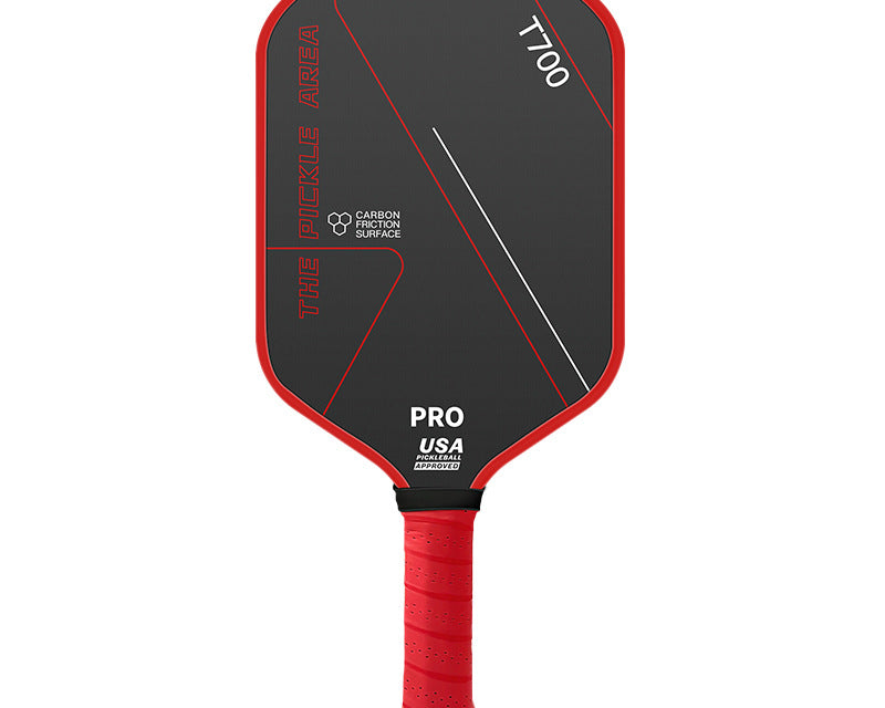  Red pickleball paddle featuring tournament-grade construction and responsive face