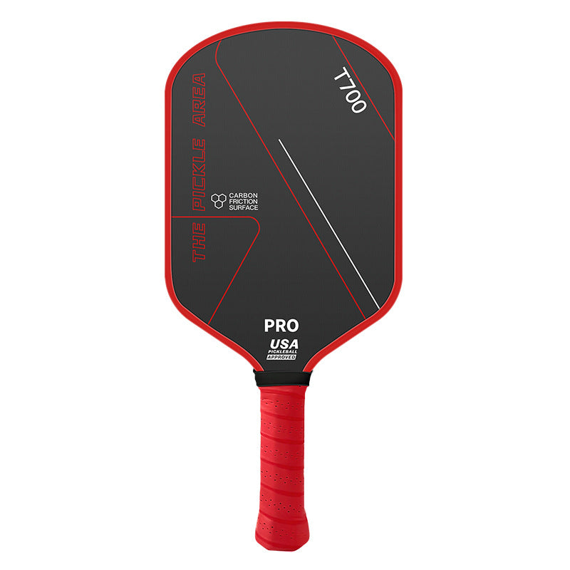  Red pickleball paddle featuring tournament-grade construction and responsive face
