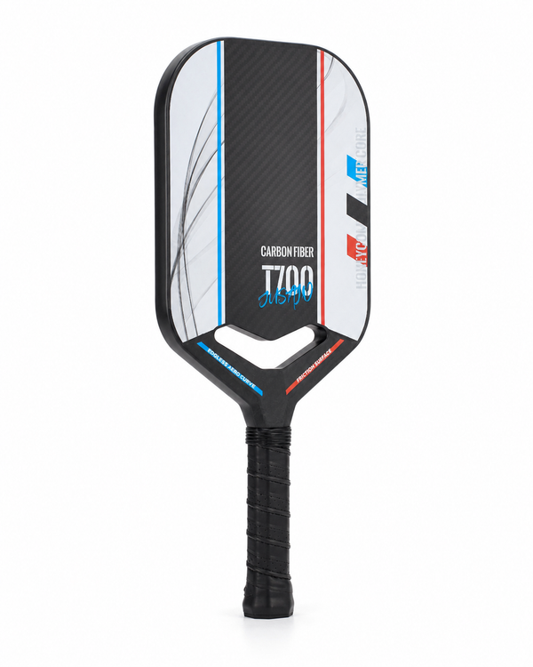Transcend Pro pickleball paddle – black, T700 carbon