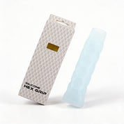 Transparent pickleball paddle grip protection maintaining original handle appearance