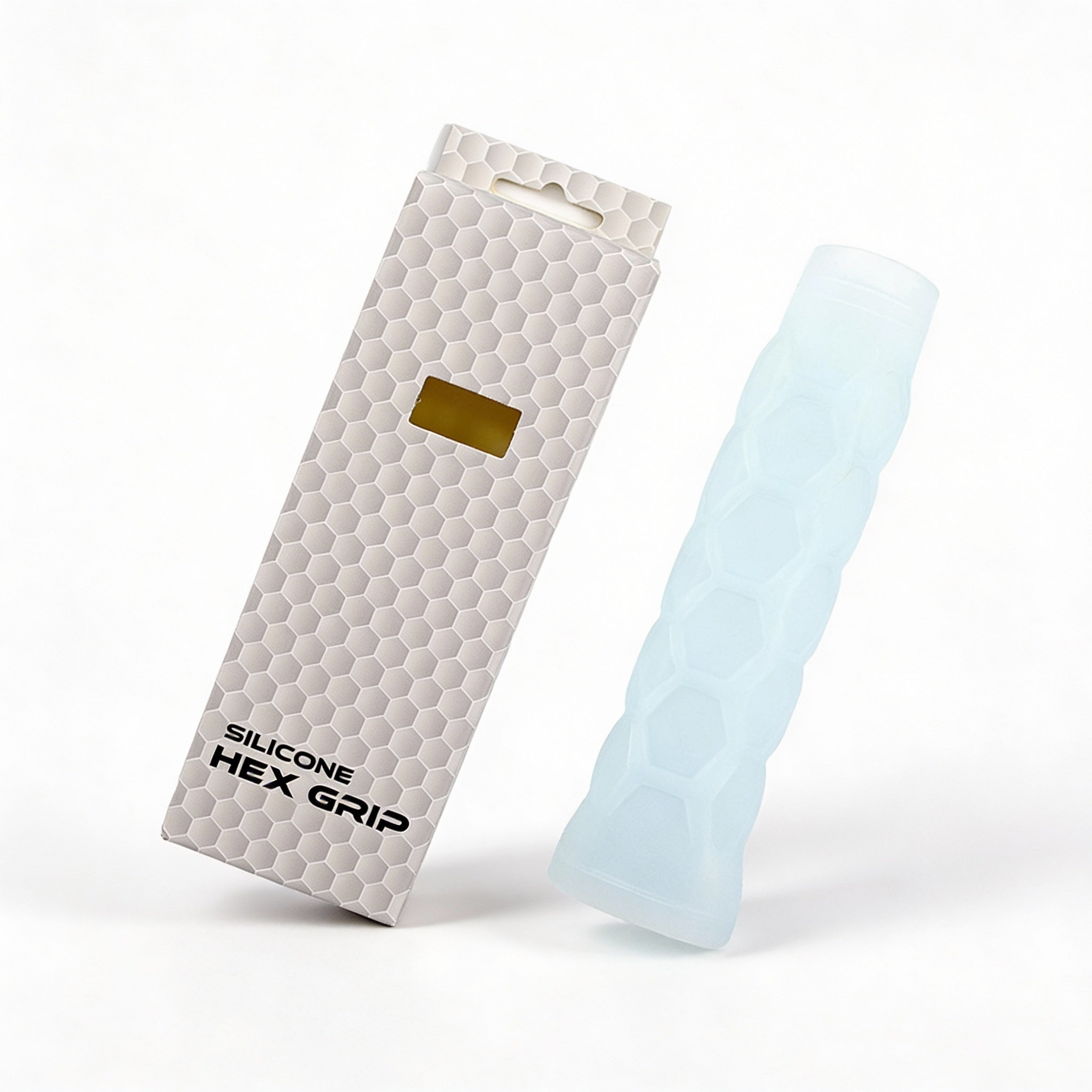 Transparent pickleball paddle grip protection maintaining original handle appearance